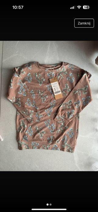 Nowa, cienka bluza 134
