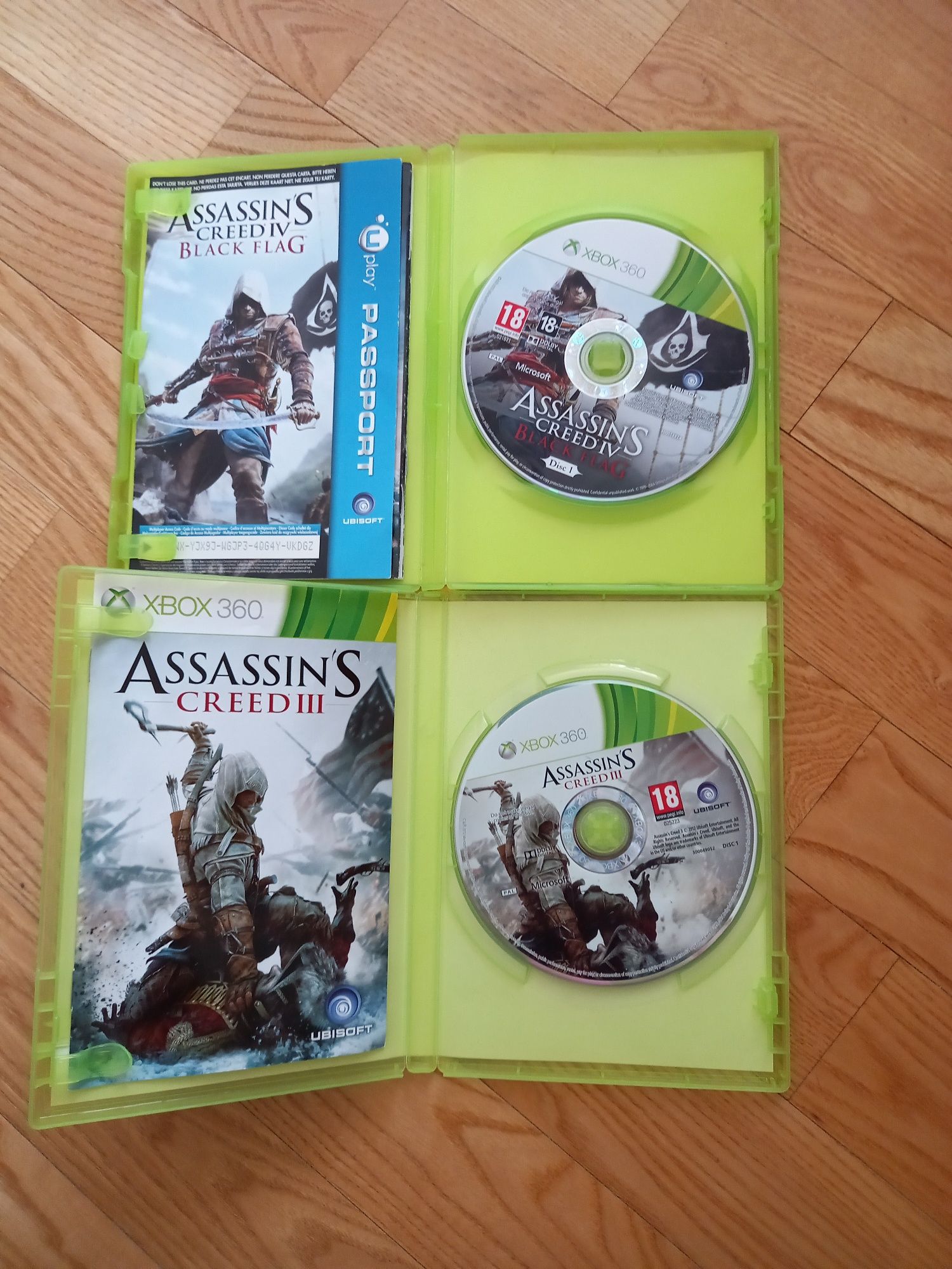 Gry na XBOX 360 Assassin's Creed  III i IV polska wersja
- Assassin's