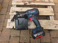 BOSCH GSR 18V-55 wkrętarka + aku 4ah + ładowarka