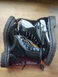 Botki sznurowane, glany lakierowane Dr. Martens 37,  23cm
