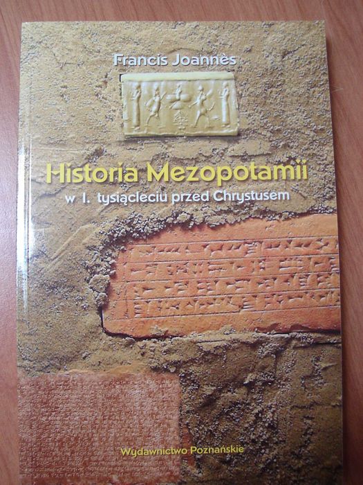 Joannès Francis, Historia Mezopotamii w I tysiącleciu przed Chrystusem