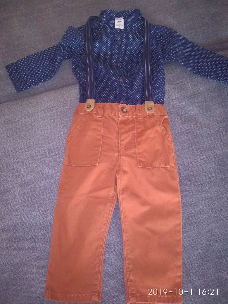 Carter's нарядный комплект для малыша на 1 годик