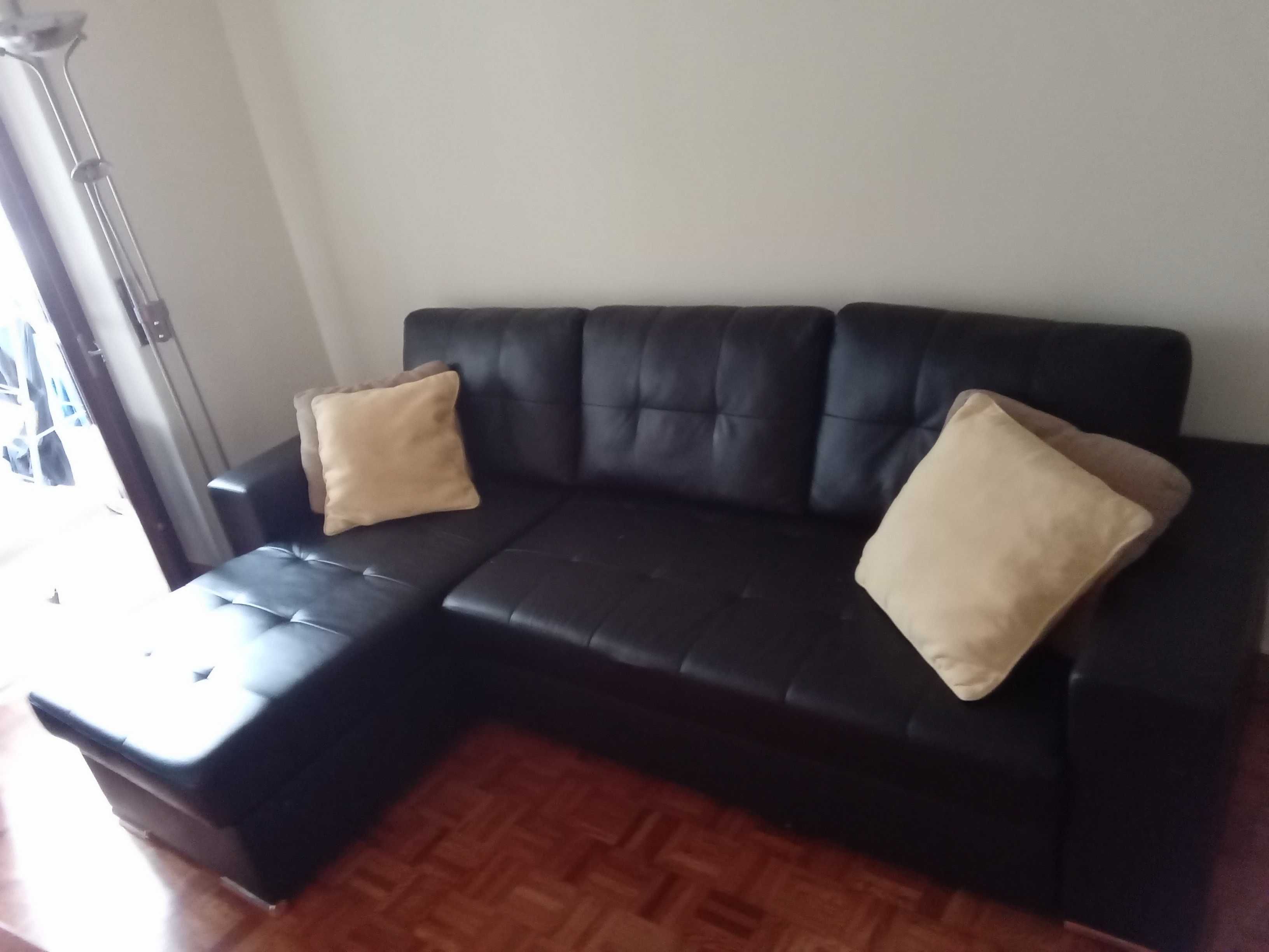 Sofa-Cama Pele Sintética VENDO