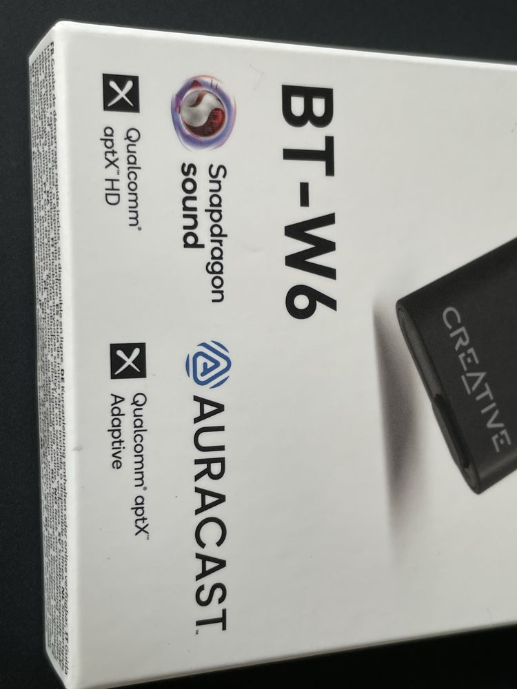 звуковая карта Wireless Audio Creative BT-W6, USB-С Адаптер, донгл