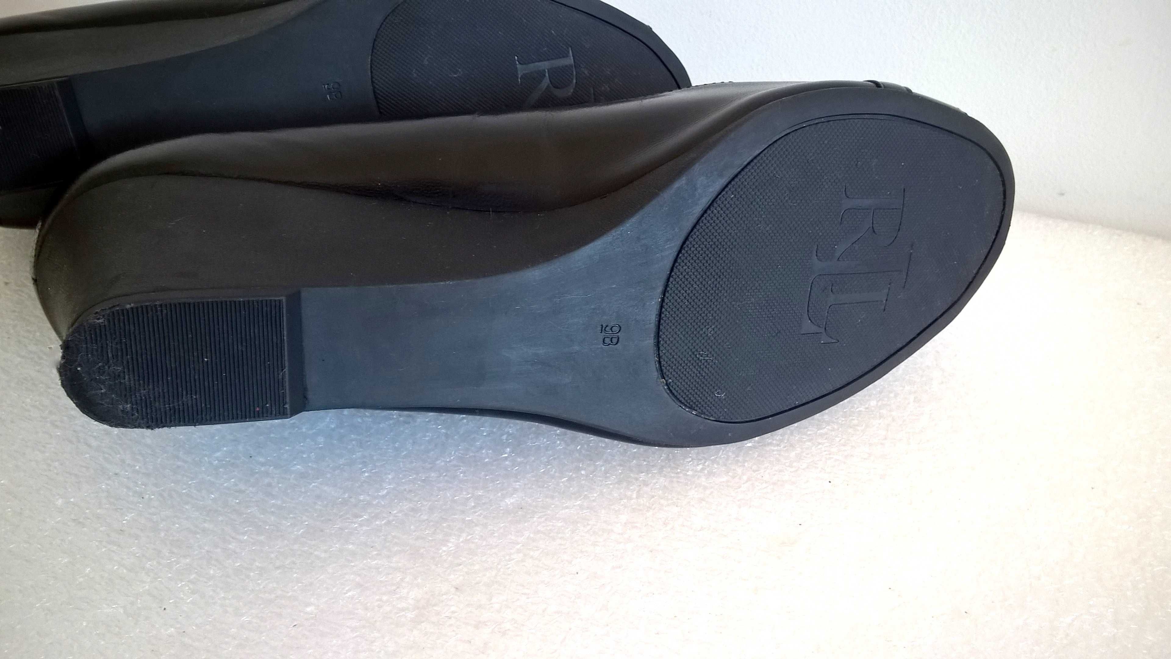RALPH LAUREN Sexi letnie buty odkryte palce na koturnie 6,5 cm  r 39