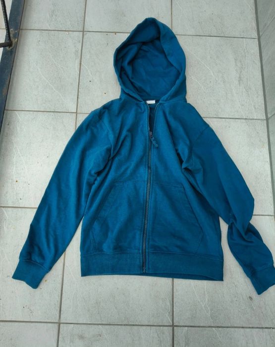Bluzka kangurka dres dresowa bluza bawełna 146