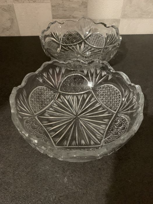 Хрустальна салатниця, конфетниця, фруктовниця