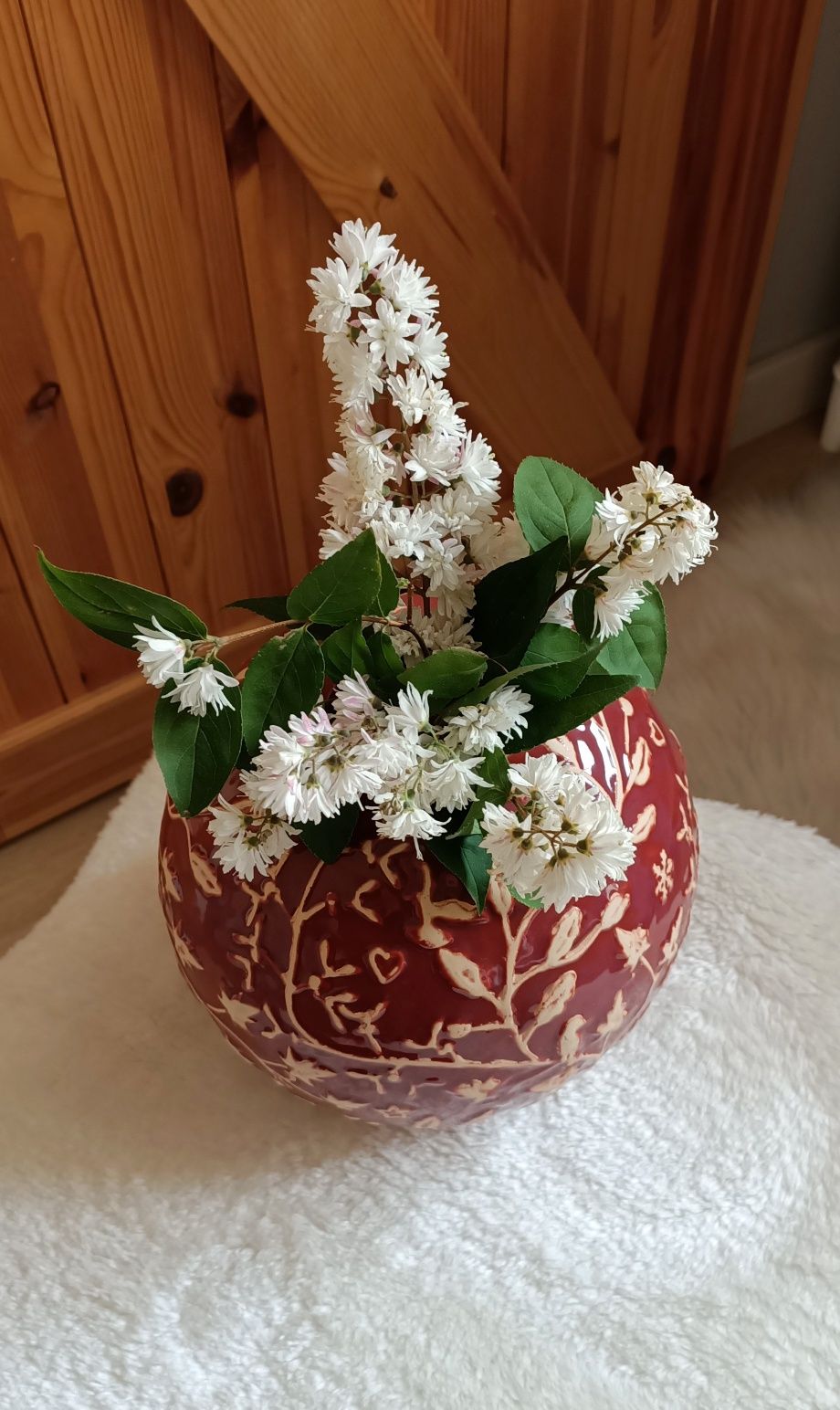 Wazon ceramiczny kula - jak nowy