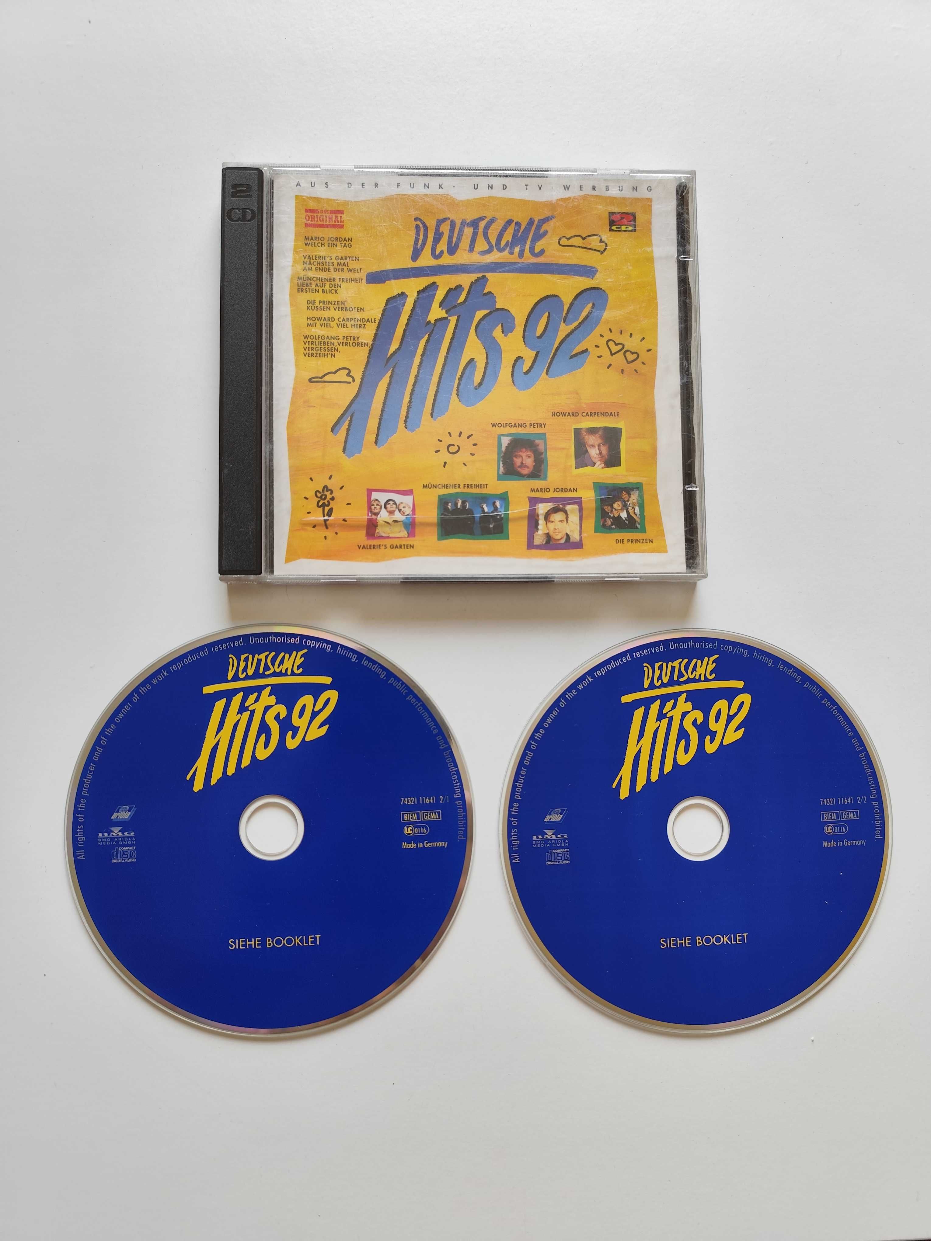 Płyty CD Zestaw Deutsche Hits 91 & Deutsche Hits 92