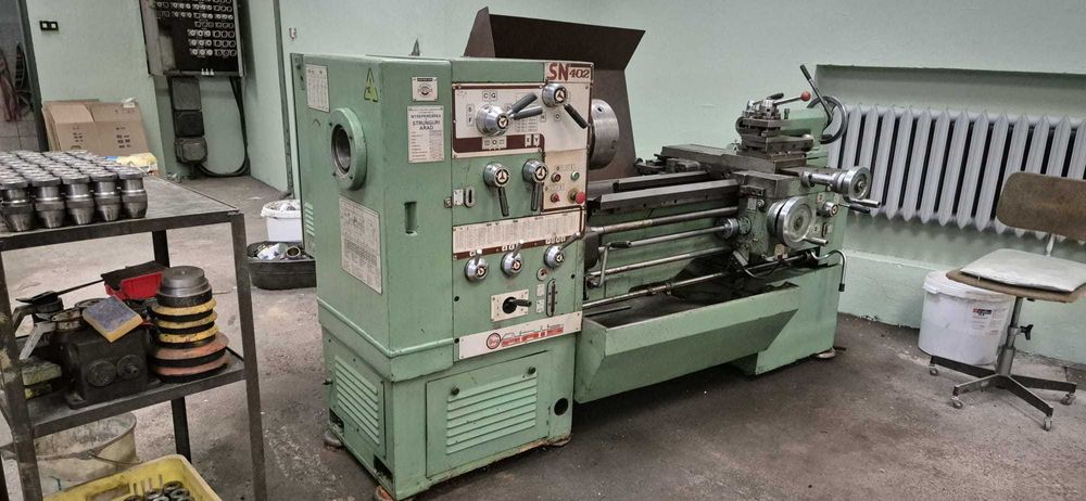 Tokarka SN 402, wym. toczenia fi 430mm max 630mm, dł. 750mm