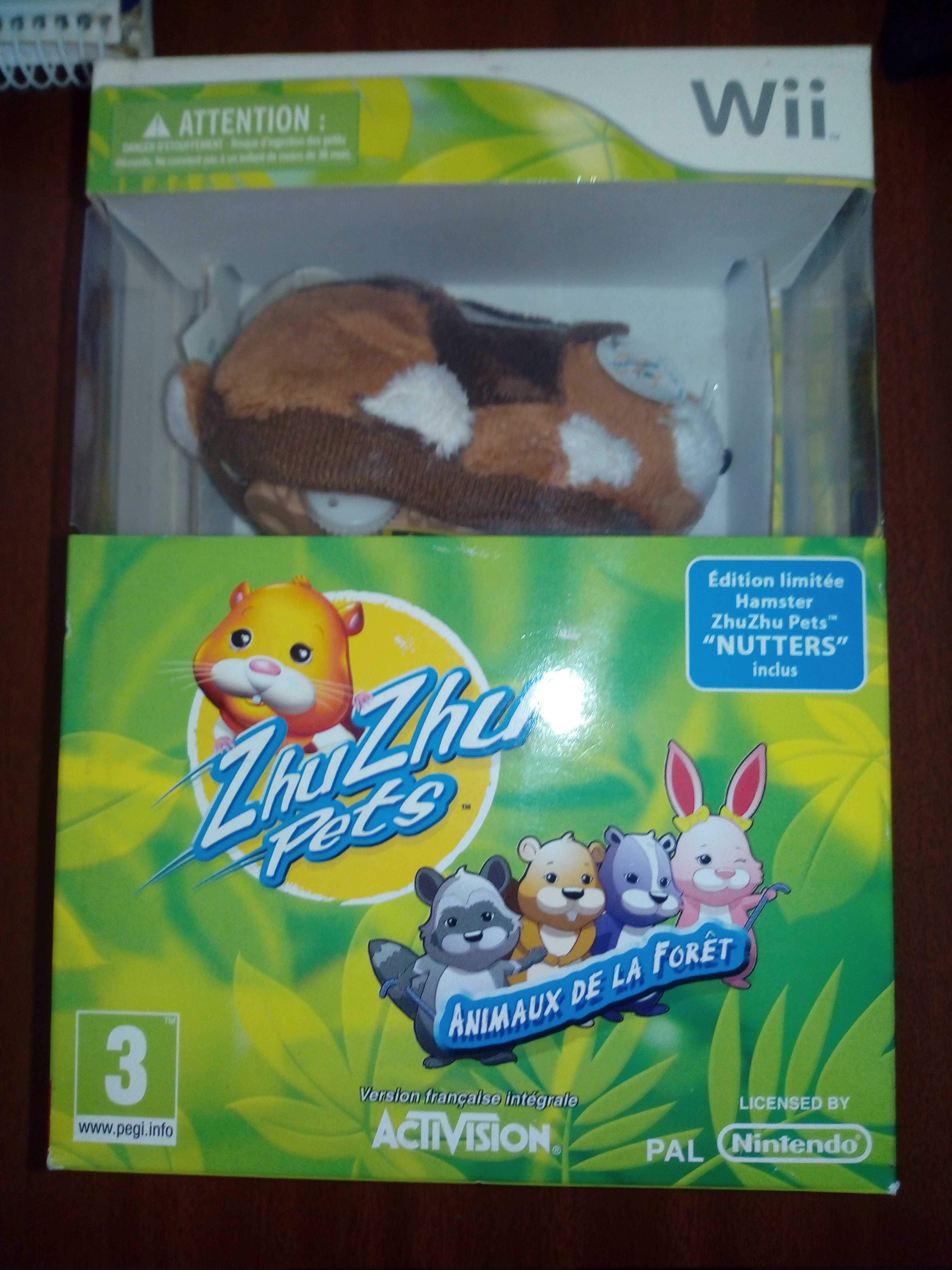 [Novo] ZhuZhu Pets Wild Bunch Wii Edição Limitada com hamster"Nutters"