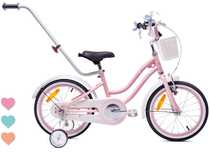 Rowerek dziecięcy 16 cali SUN BABY Heart Bike Silver Moon