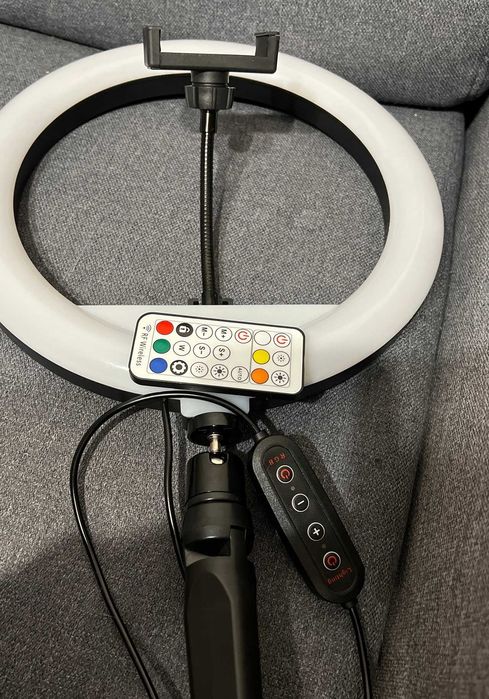 Lampa Pierścieniowa Led Ring Statyw Do Makijażu Selfie Uchwyt Telefon