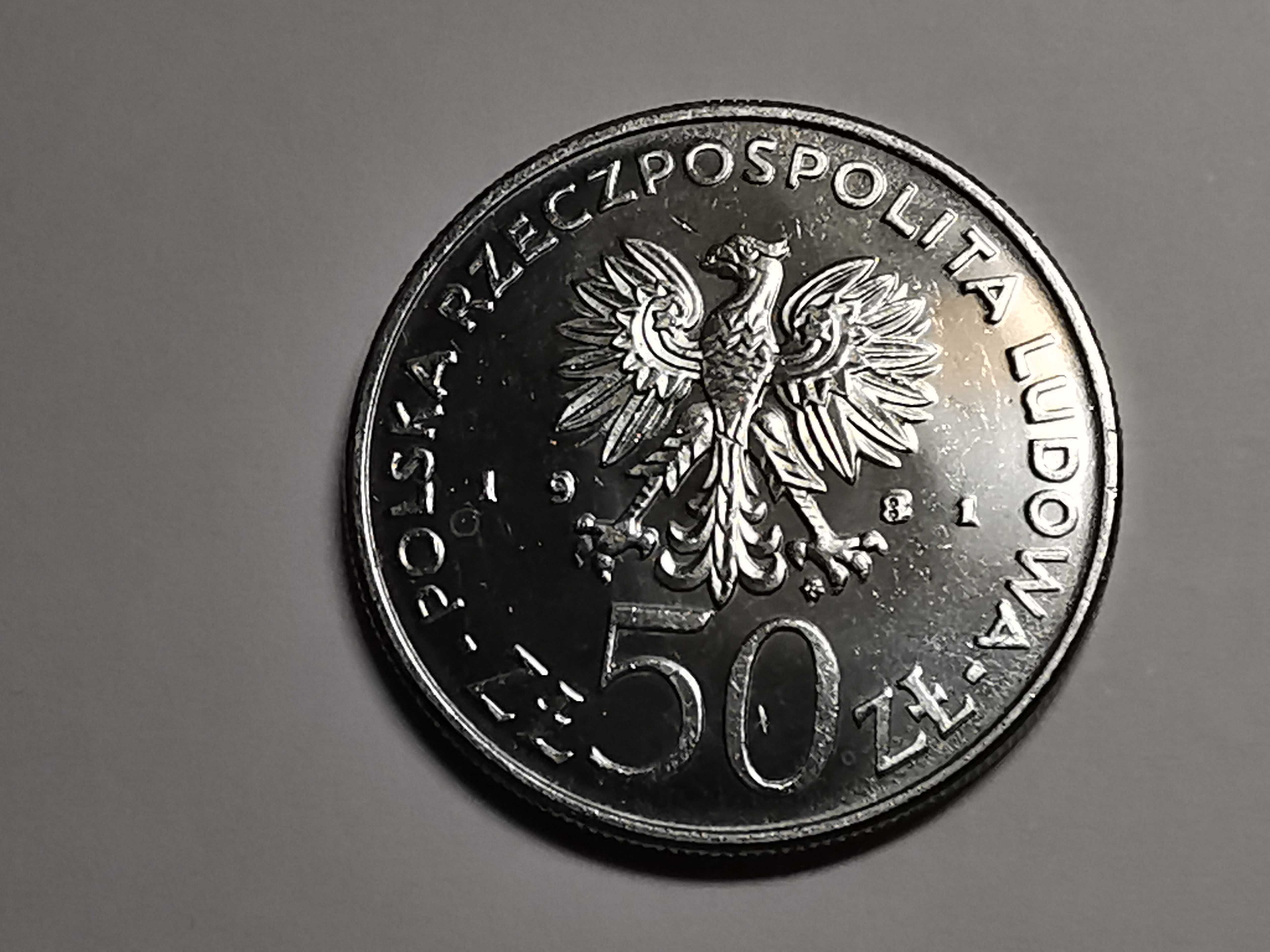 Moneta Bolesław II Śmiały 50 złoty 1981r.