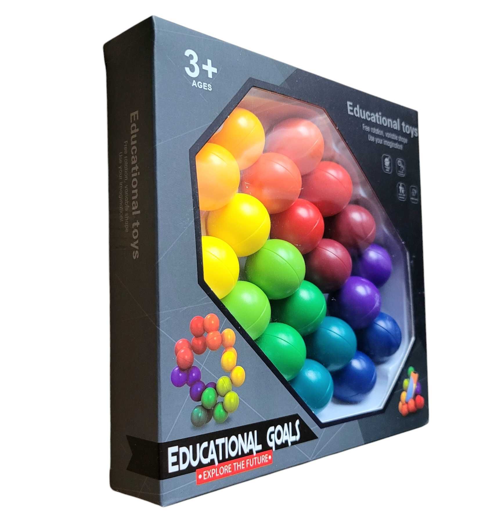 Nowa gra kulki antystresowe puzzle układanka kolorowa #519