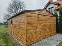 4x6 POD Garaze Drewnopodobne Blaszane Garaż Blaszany Blaszak Blaszaki