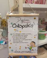 Dyplom dla chłopaka