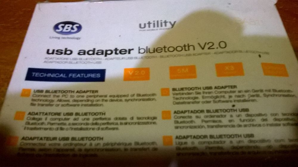 Adaptador para Bluetooth V2.0 - SBS
