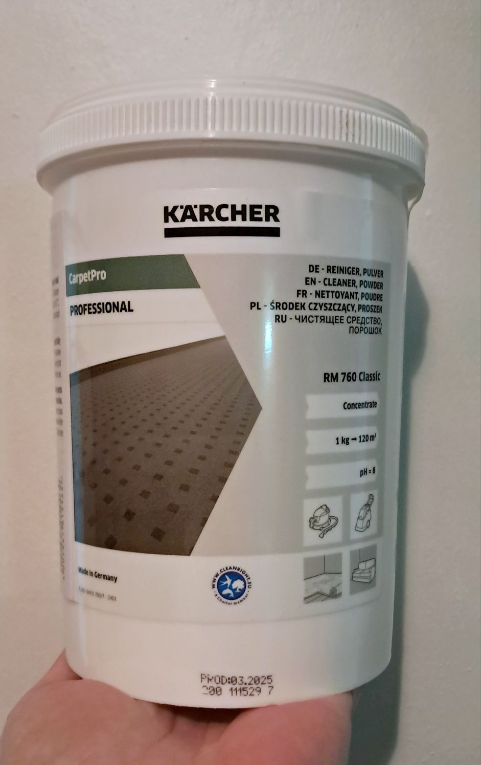 800 g Proszek Karcher RM760 carpet pro