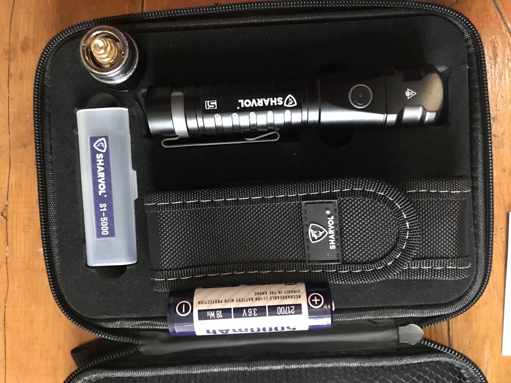 Тактичний ліхтар Sharvol S1 usb-c 21700 IP68 1900 люмен