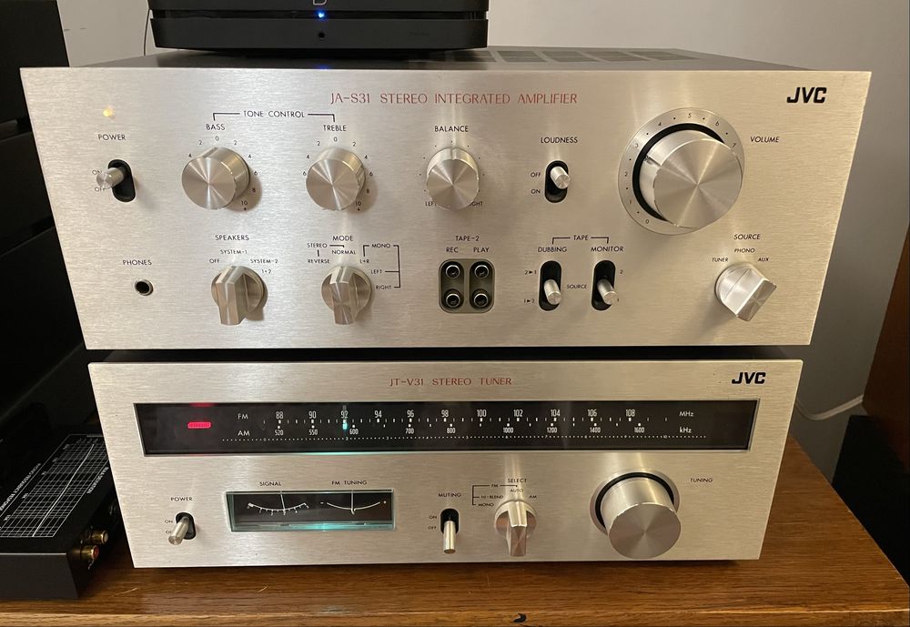 VICTOR JVC JA-S31 + JT-V31 zestaw stereo vintage stan idealny