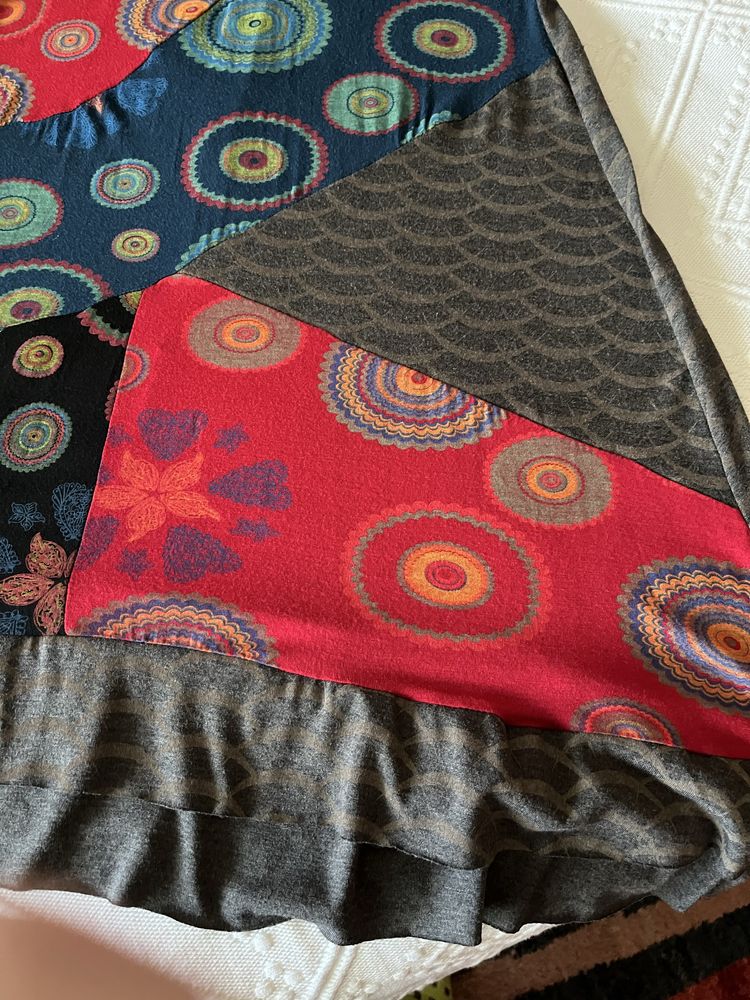Vestido colorido , estilo Desigual