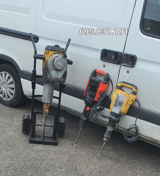 Wynajem  młota wyburzeniowego ,klucia.