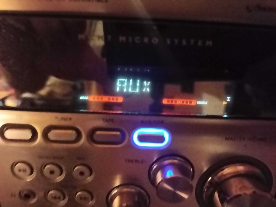 wieża 2x50W Philips MCM7+pilot Bluetooth MP3 kaseta