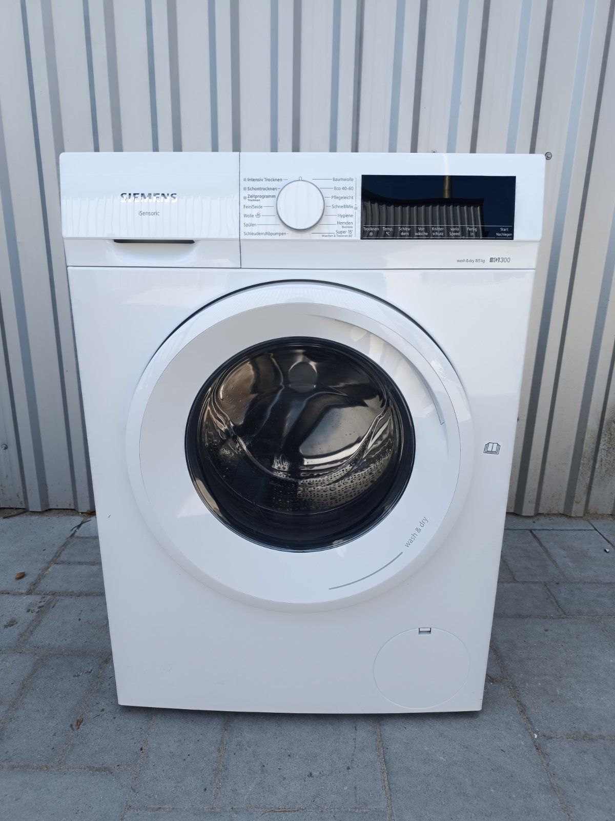 Пральна машина з сушкою Siemens IQ300/ wasch^dry/8|5 Kg