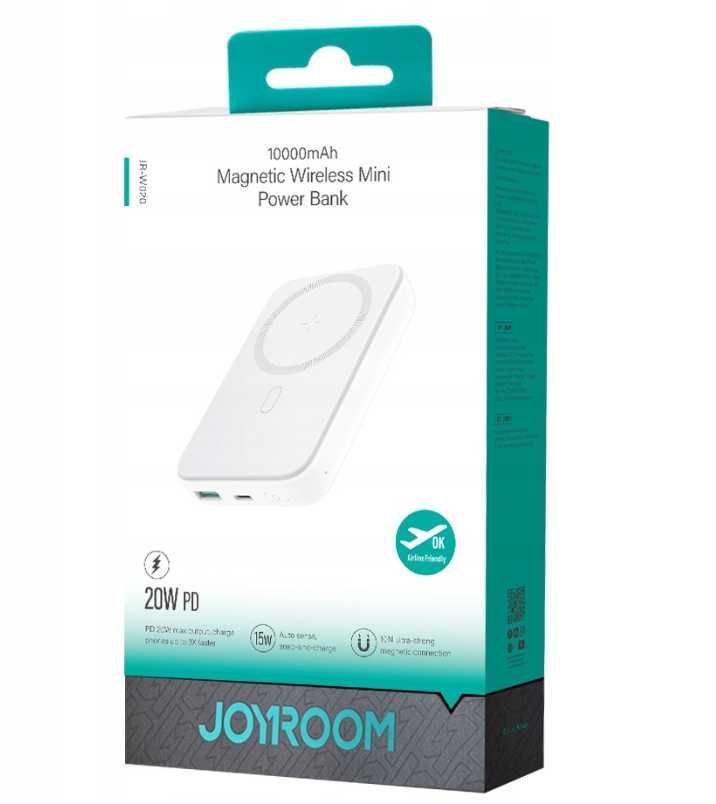 Power Bank Joyroom 10000mAh MagSafe + Gratis Kabel USB-C - (Okazja)
