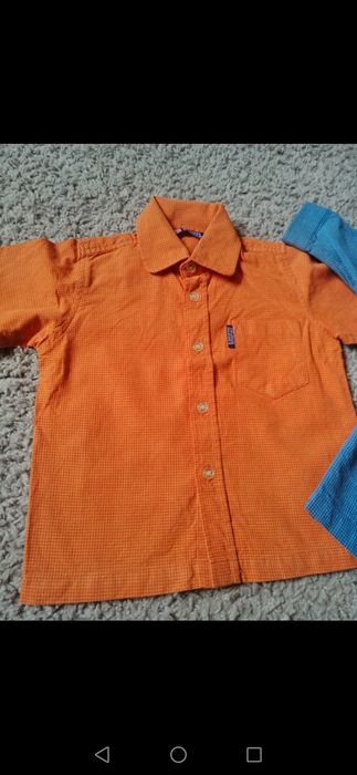 Dwie koszule dla chłopca Original Marines 6/9 msc