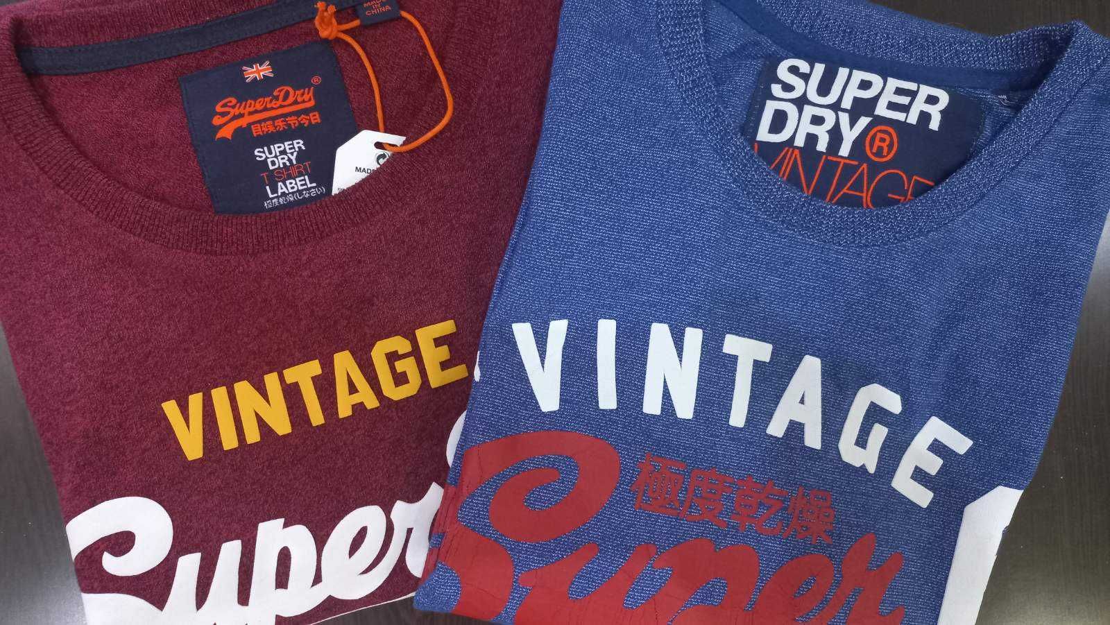 SuperDry , две мужские футболки, р.50-52