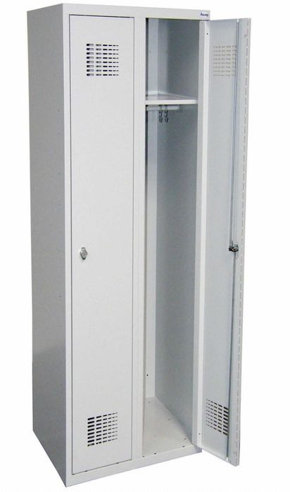 Szafka ubraniowa BHP, podwójna 1800x600x500