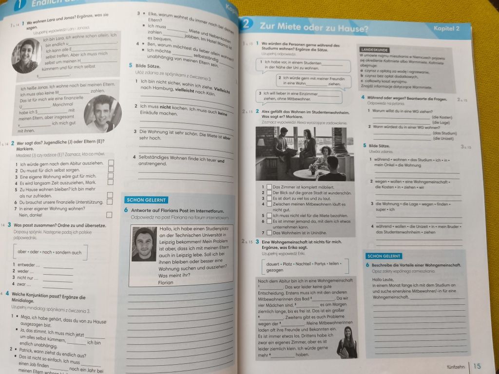 Podręcznik i ćwiczenia klasa4 język niemiecki liceum i technikum