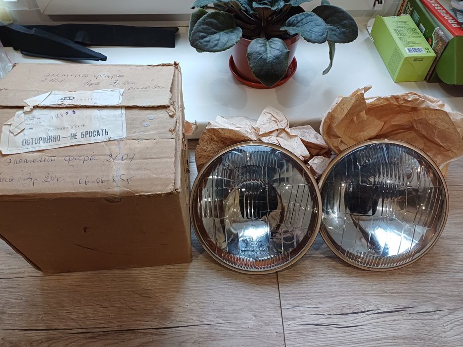 Фары оптика ваз 2101 СССР новая