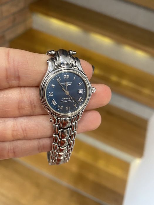 Zegarek Longines Golden Wing damski męski srebrny