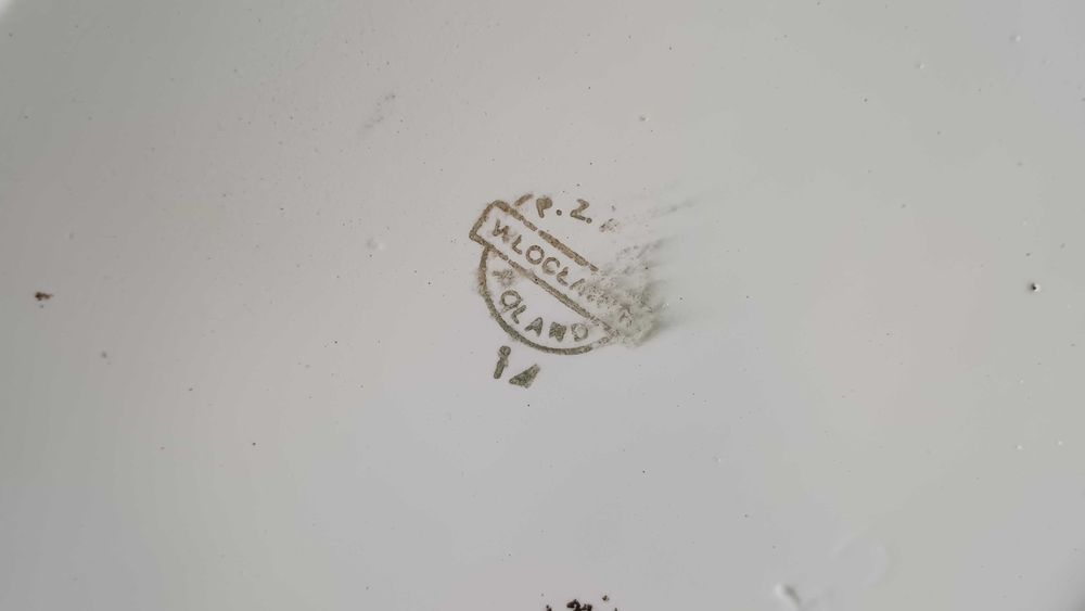 Wielka waza Włocławek; fajans, 3,5 litra