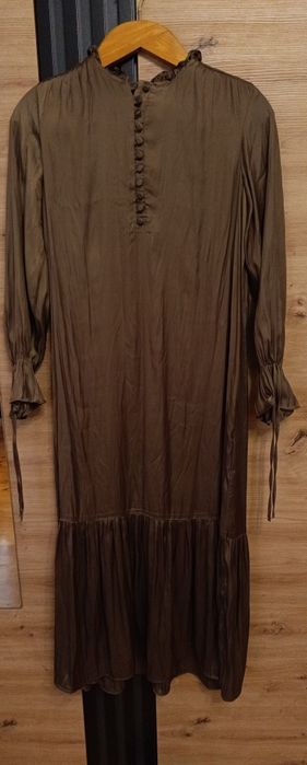 Сукня з атласного тканого полотна