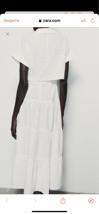 Літнє плаття ZARA xs