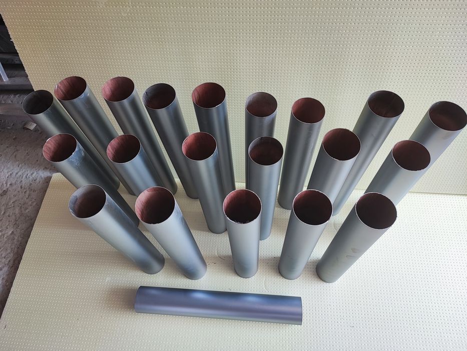 Труба хромована сатинова. Діаметр 60мм. Довжина 380мм.