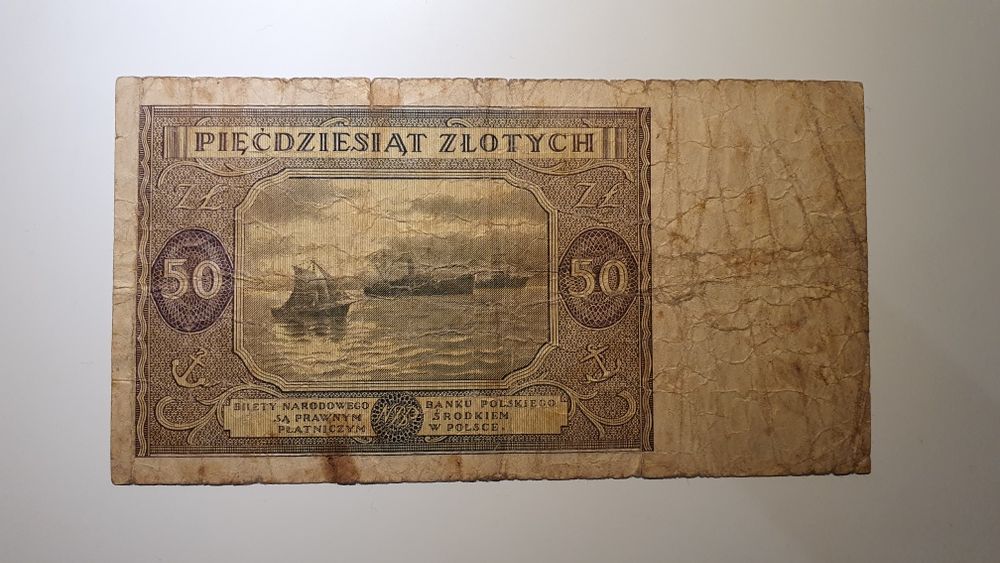 Banknoty Polskie - 50zł 1946