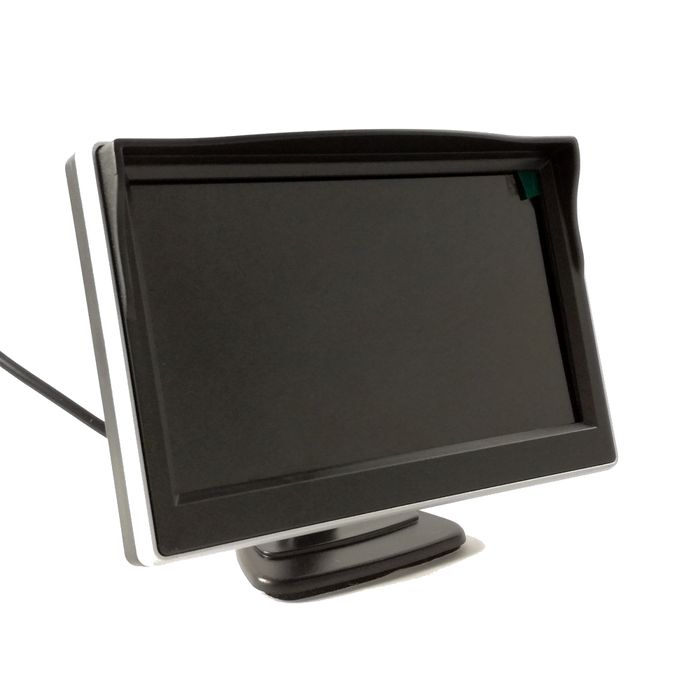 Monitor do kamery cofania samochodowy 5" wyświetlacz do parkowania + s