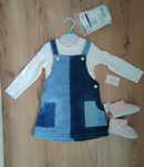 Sukienka+body+rajstopy+ buty rozmiar 80