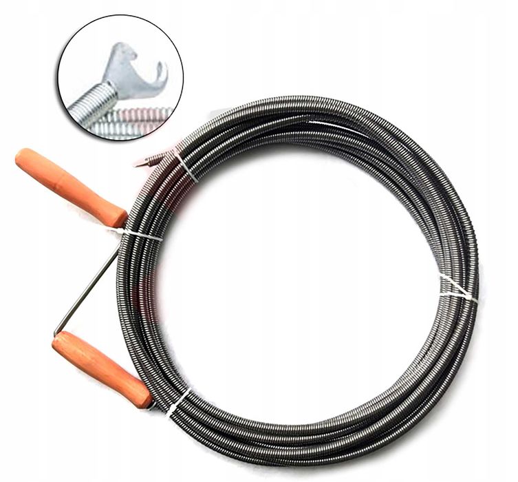 Spirala Kanalizacyjna Do Rur Żmijka Sprężyna Do Przepychania Polska 20