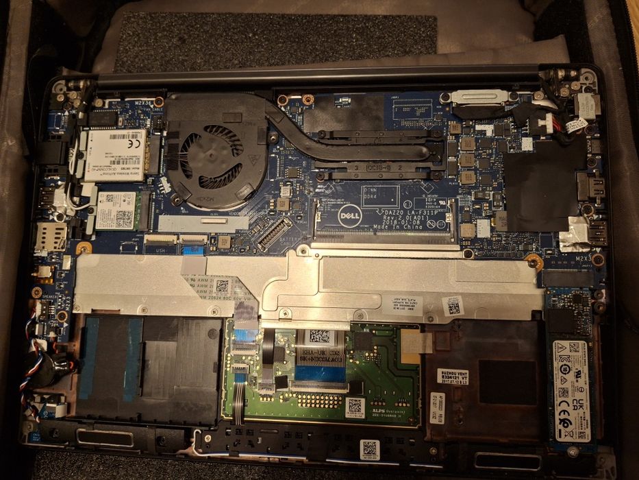 Płyta główna dell la-f311p i7 8650U latitude 7290, 7390, 7280, 7380