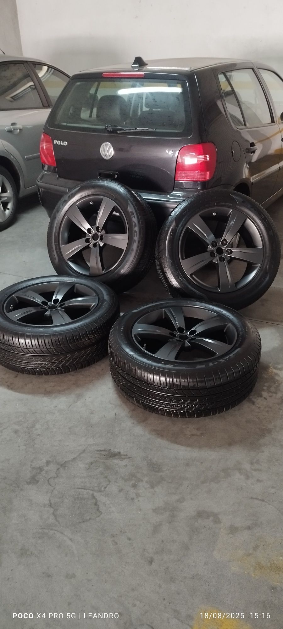 Jantes e pneus R19 Ranger Rolver Evoque