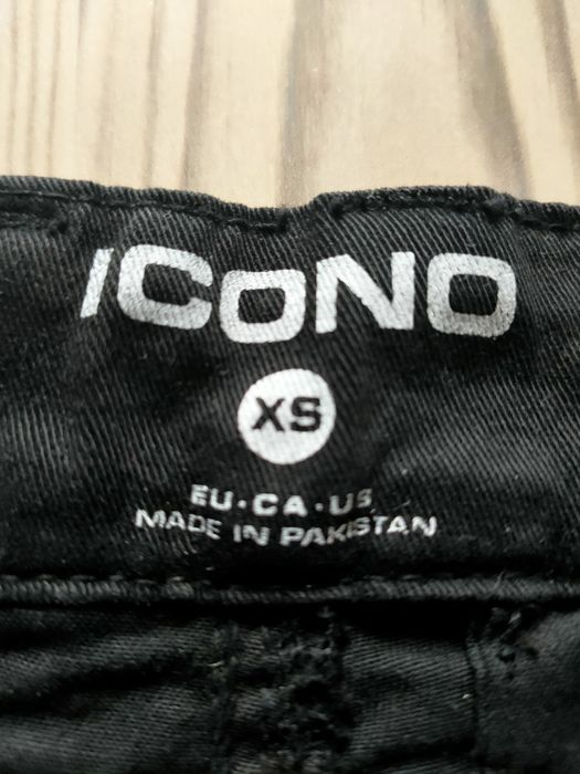 Czarne męskie spodnie joggery rozmiar S