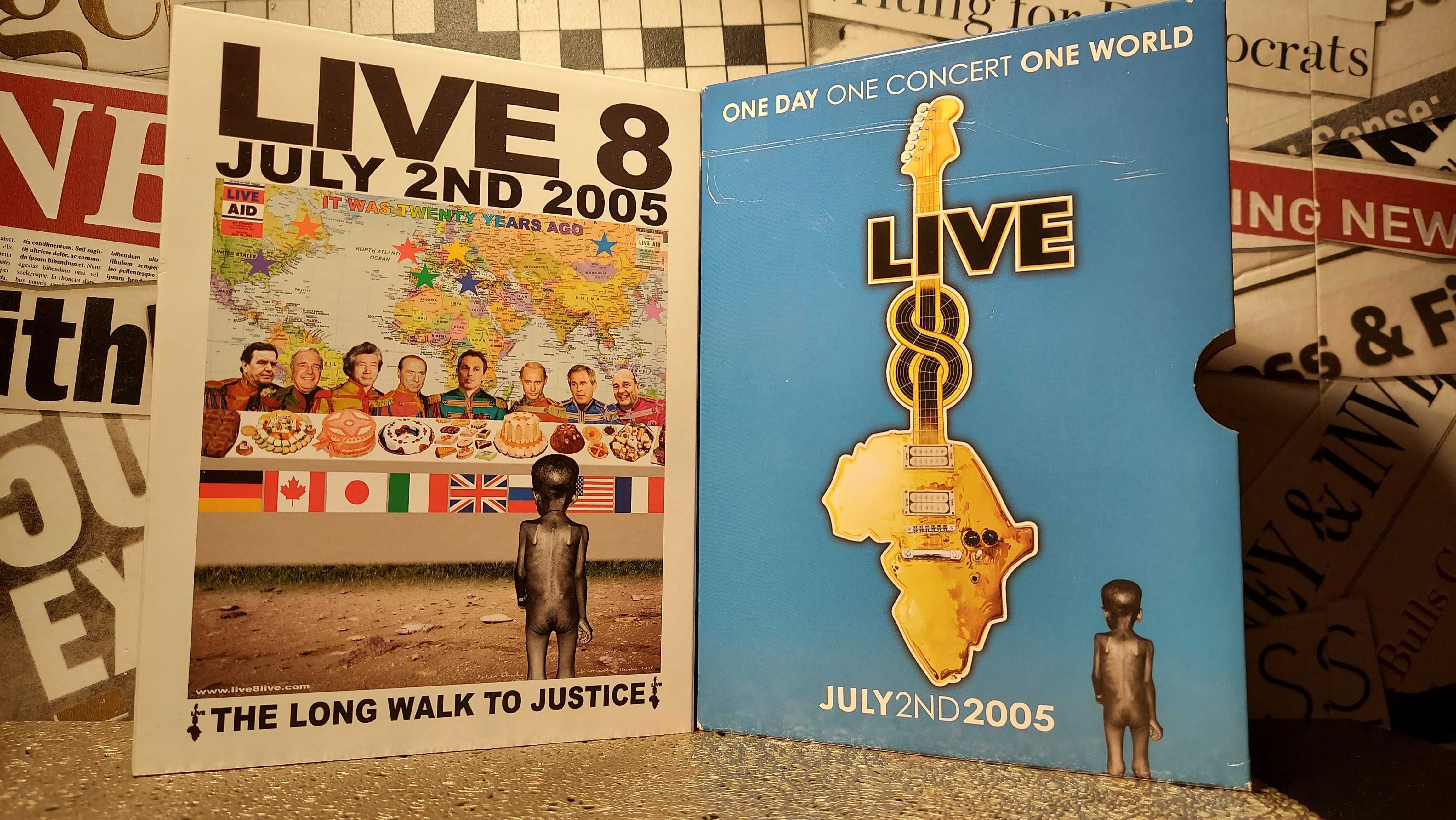 Various - Live 8 (July 2005) Wydanie kolekcjonerskie. Koncert 4 x DVD