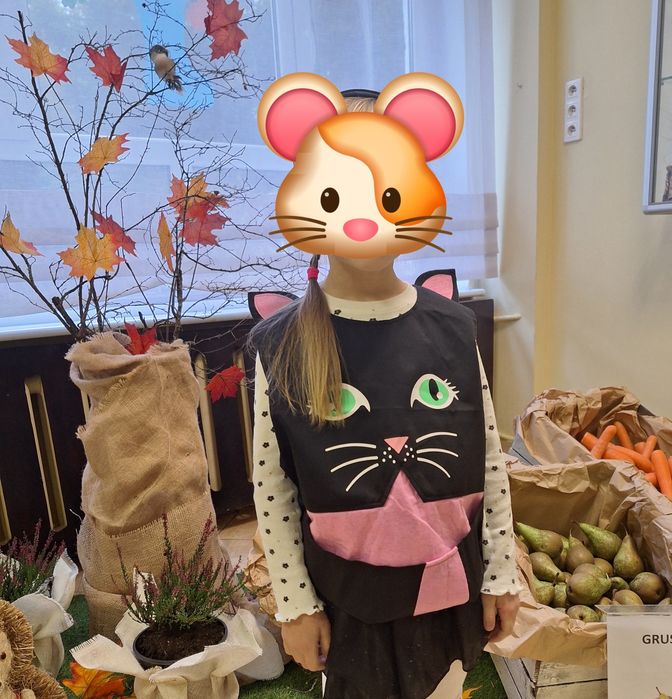 Strój kota kotka na bal karnawałowy 98-116 (3-7 lat)