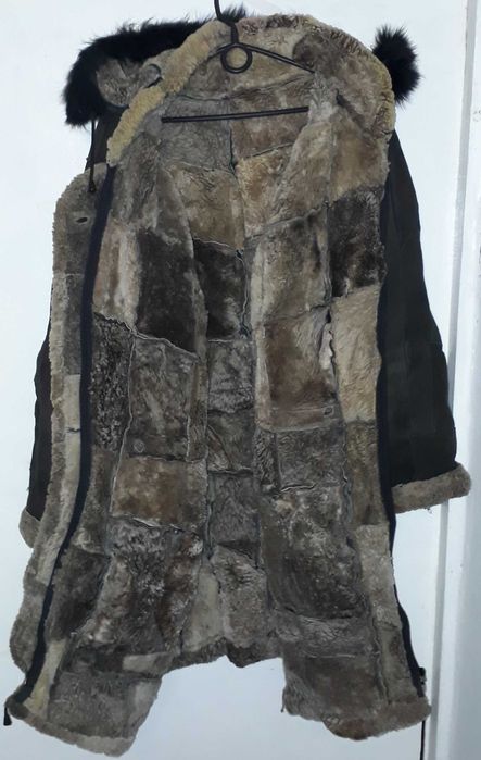 Женская Кожаная Куртка с Мехом XL.и Дубленка